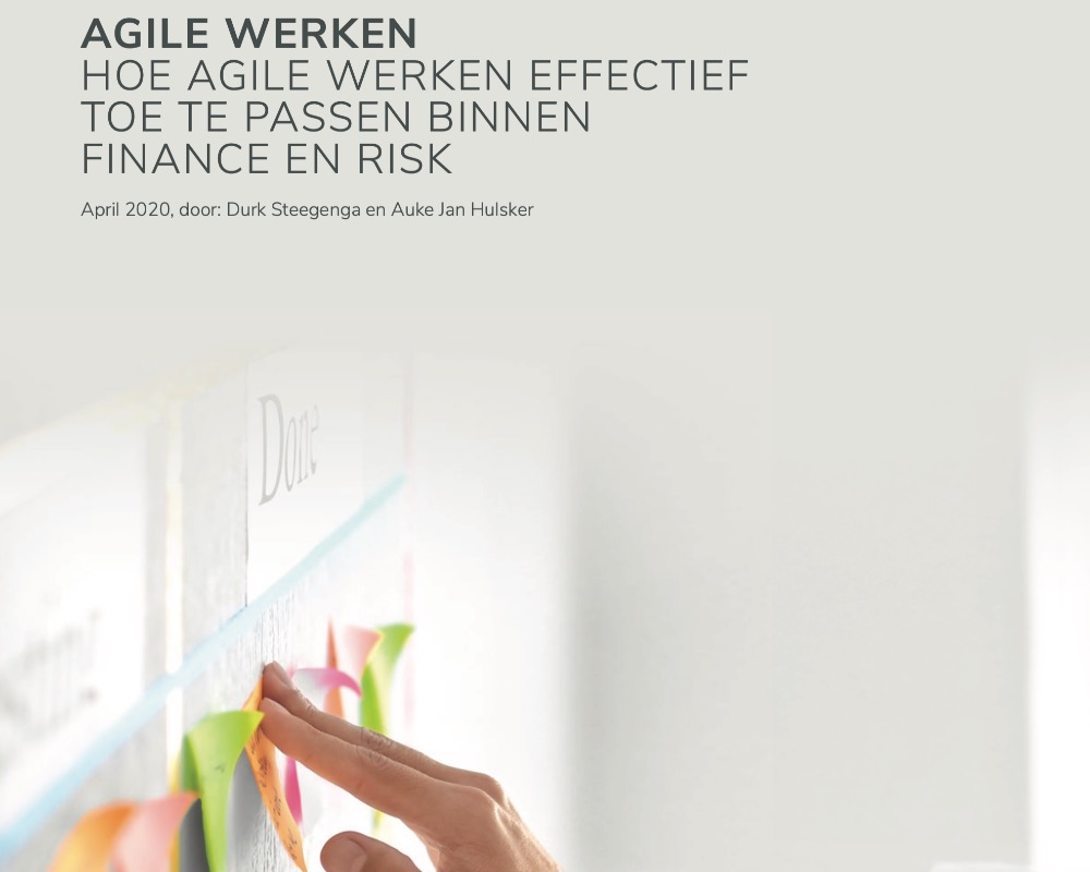 Agile werken binnen Finance en Risk